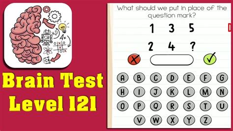 Brain Test Level What Should We Put In Place Of The Question Mark