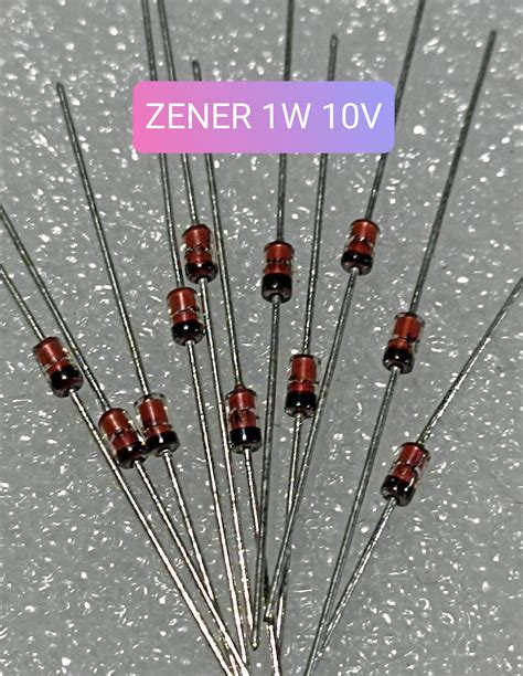 10BUAH DIODA ZENER 1W 10V 1WATT 10VOLT 1 WATT 10 VOLT DIODE ZENER