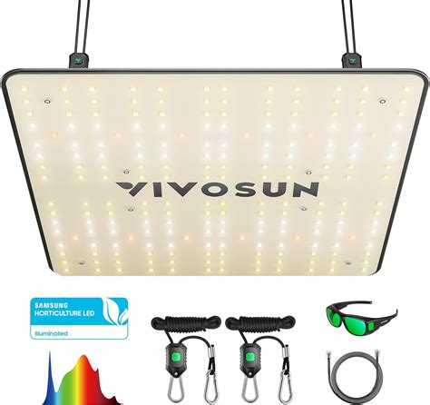 Vivosun Vs Led Grow Light Full Spectrum Dimmable With Samsung Lm