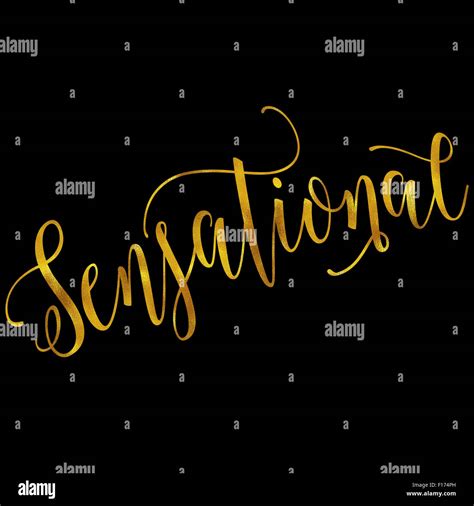 Sensational Motivational Gold Faux Foil Metallic Glitter Inspirational