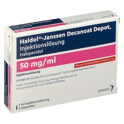 Haldol Janssen Decanoat Depot Mg Ml X Ml Mit Dem E Rezept Kaufen