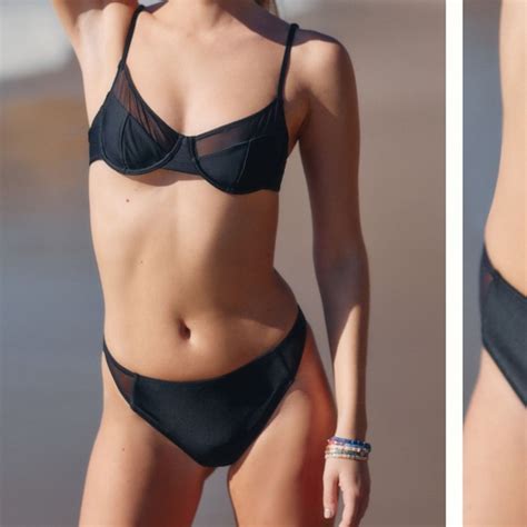 Solid Striped Swim Nwt Solid Striped Emily Bikini Bottom Poshmark