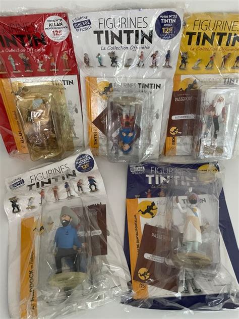 Tintin Ensemble De 5 Figurines Moulinsart La Collection Catawiki