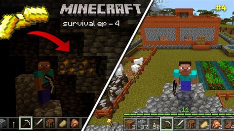 Minecraft Pe Survival Series EP 4 In Hindi 1 19 I Made Survival House