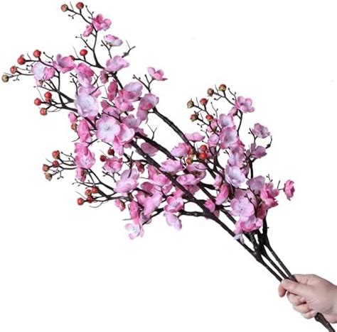 Amazon INSPRING Cherry Blossom Branches Faux Silk Artificial