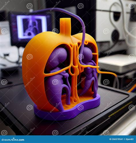 Bioprinting Process Of Human Kidney Created With Generative Ai Stock