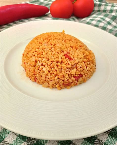 Bulgur Pilav klassischer Bulgur mit Tomate und Paprika Alles Türkei