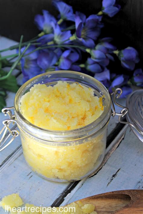 Homemade Lemon Body Scrub I Heart Recipes