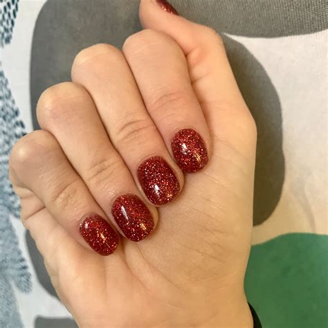 26 Bold Red Nails With Glitter For Any Occasion In 2023 52 OFF