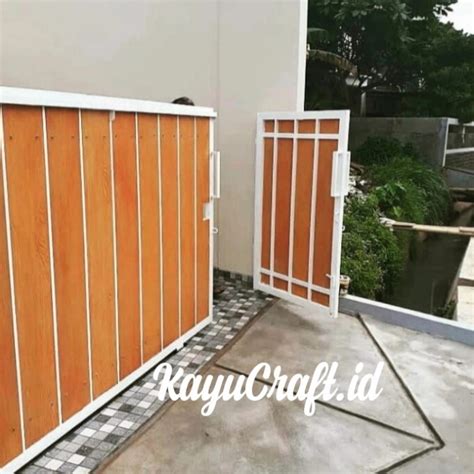 Detail Pintu Gerbang Minimalis Kayu Koleksi Nomer 35