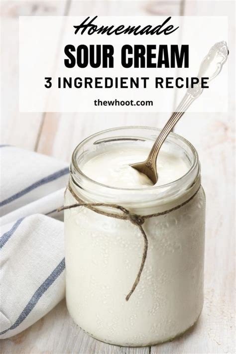 How To Make Homemade Sour Cream Full Proof Method Artofit