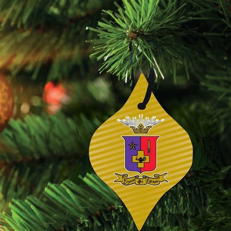 Sigma Phi Epsilon Ornament Tapered Shapes Victorystore
