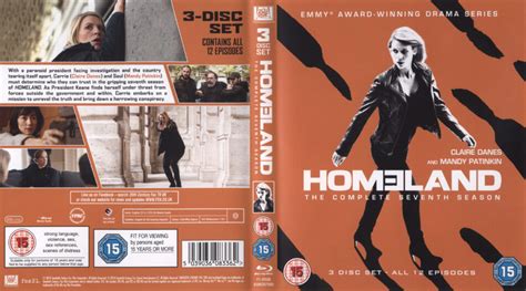 Homeland The Complete Seventh Season 2018 Rb Blu Ray Cover And Labels