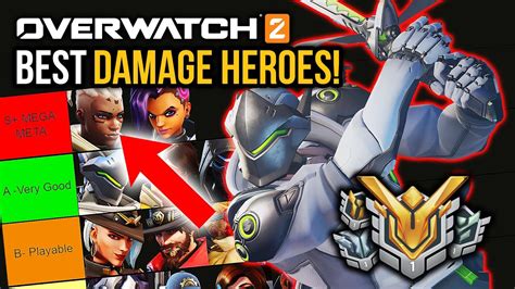 THE BEST OVERWATCH 2 DAMAGE HEROES TIER LIST Season 1 YouTube