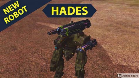 New Robot Hades War Robots Test Server Gameplay Youtube