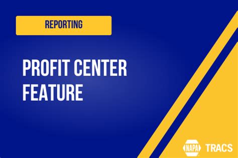Profit Center Feature
