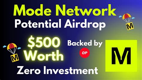 New Biggest Airdrop Backed By Optimism Mode Network Airdrop Missed