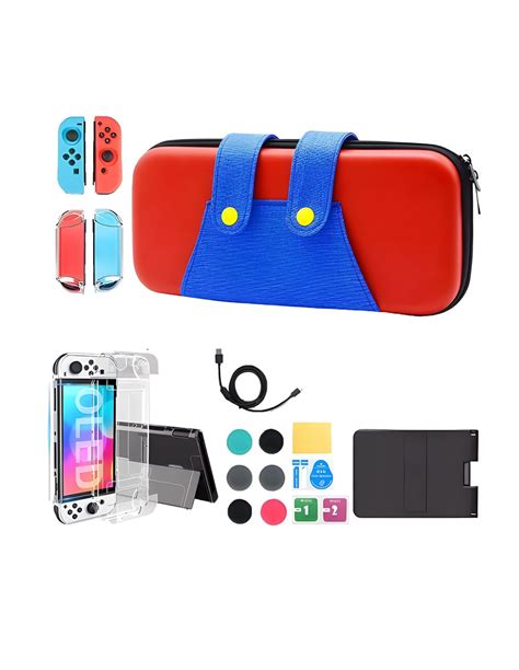 Set De Accesorios Para Nintendo Switch Oled Funda Estuche Piezas