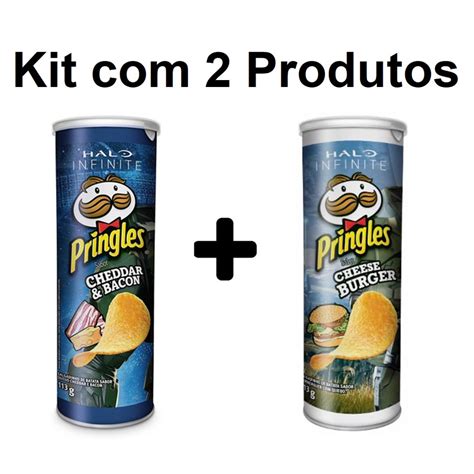 Kit Batata Pringles Sabor Cheddar E Bacon G Batata Pringles Sabor