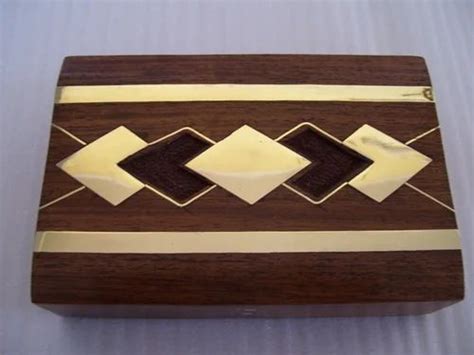 Wooden Box With Brass Inlay At Best Price In Bijnor By Art Gallery Id 6642886573