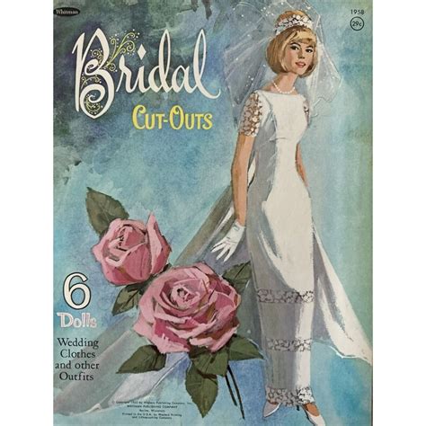 Vintage Bridal Cut Outs Paper Dolls Whitman C Uncut Etsy