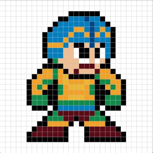 Patrones Hama Beads He Man Man At Arms Pixel Real