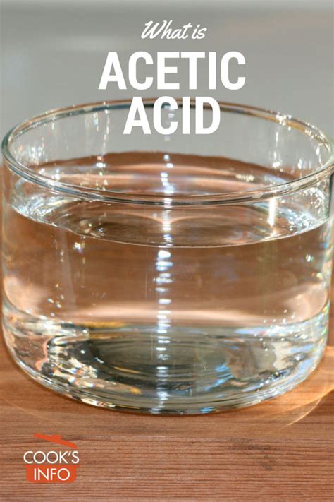 Acetic Acid - CooksInfo