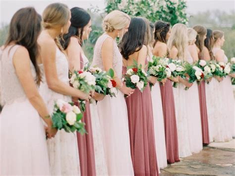 This Is How You Should Line Up Your Bridesmaids Bridesmaid How Many