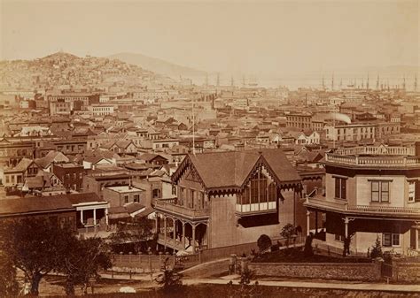 San Francisco Panorama Ca 1880 1890 Vintage Everyday