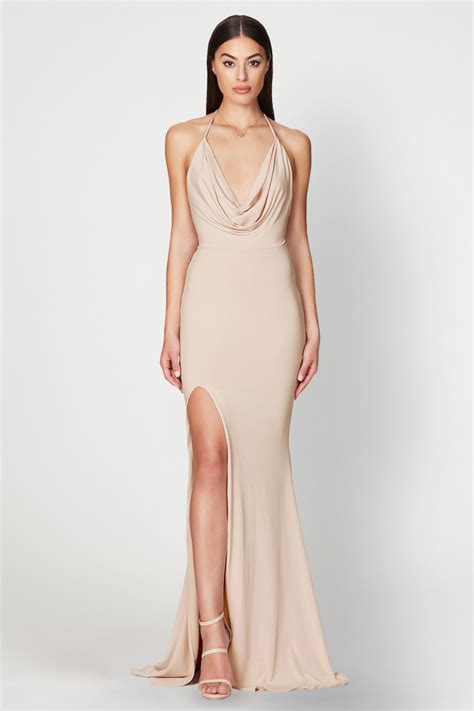 Stunning Harley Nude Gown By Nookie Dress Rental