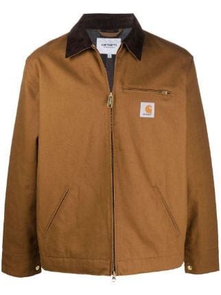 Carhartt WIP Jaqueta De Algodão Patch De Logo Farfetch