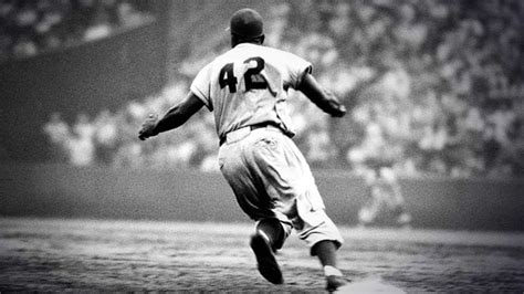 Jackie Robinson Stealing Bases