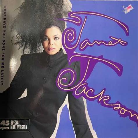 Janet Jackson What Have You Done For Me Lately Hot Vinyl