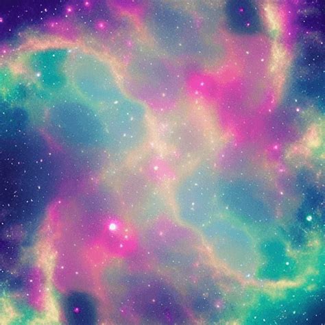 Aesthetic Pastel Space Galaxy Creative Fabrica