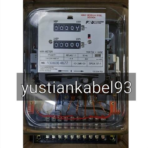 Jual Kwh Meter Fasa Fuji Dharma E A Double Tarif Pemakaian Ct