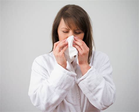 Nose Blow Stock Image Image Of Healthcare Female Allergy 29466127