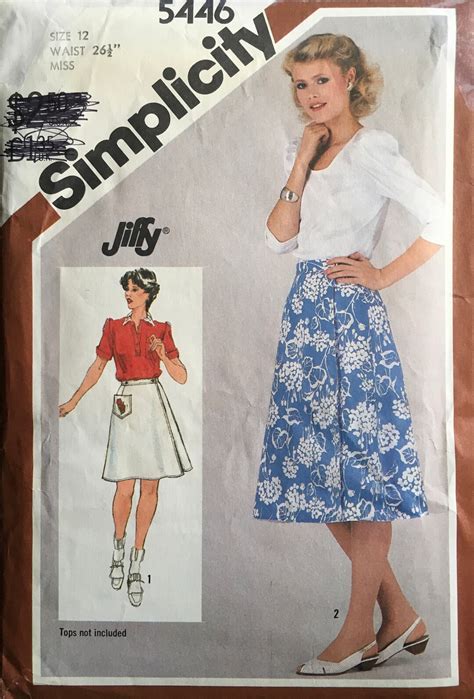 Simplicity 5446 Sewing Pattern Vintage Uncut Etsy