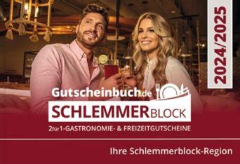 Gutscheinbuch Schlemmerblock Inhalt Buchszene De