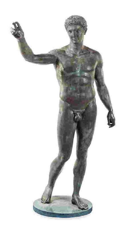 * A Monumental Bronze Figure of the Antikythera Ephebe