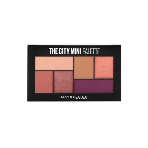 Paleta De Sombras The City Mini Blushed Avenue Maybelline Efecto Mate