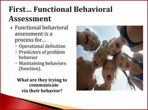 Ppt Functional Behavioral Assessment And Positive Behavioral Supports Powerpoint Presentation