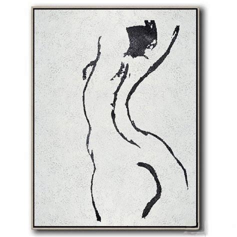 Female Figure Nude Woman Line Drawing Sexy Line Drawing Etsy