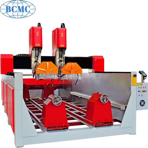 Bcmc Bcsd M Series Dual Head Column Stone Tube And Flat Engraving