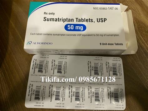 Thuốc Sumatriptan 50mg 100mg Giá Bao Nhiêu Mua ở đâu