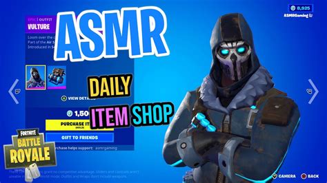 Asmr Fortnite Vulture Skin Is Back Daily Item Shop Relaxing