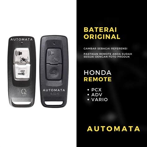 Jual Baterai Remote Kunci Keyless Smartkey Honda Vario 160 Pcx 160 Adv