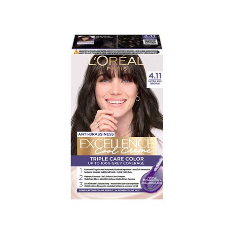 Loreal Paris Excellence Cool Creme Permanent Hair Color 3 11