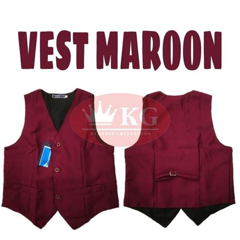 Unisex Vest Sekolah Rendah Menengah Pengawas Katering Premium