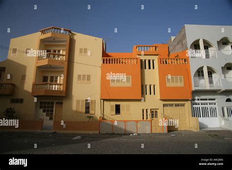 House Mindelo Sao Vicente Stock Photo - Alamy