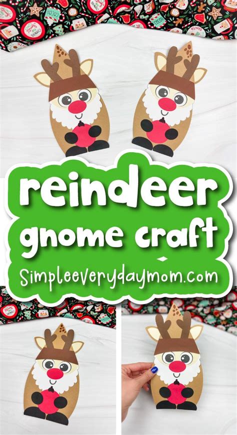 Reindeer Disguise A Snowman Craft For Kids Free Template Artofit